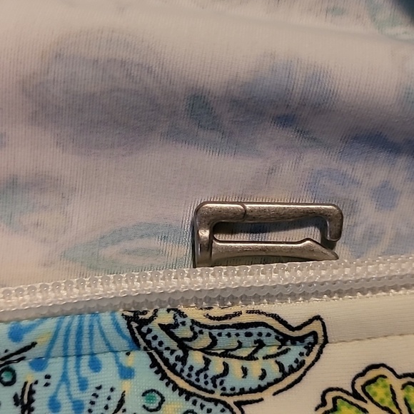 Lands End - NWOT - Floral & Gingham One Piece Swimsuit Rash Guard - 20W - Picture 3 of 7